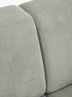 Corduroy hoekbank Melva (3-zits)^Westwing Collection Outlet