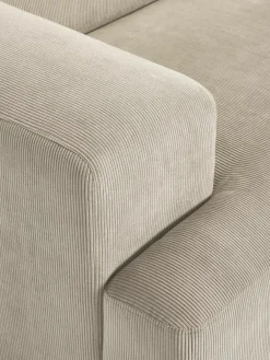 Corduroy hoekbank Melva (3-zits)^Westwing Collection Outlet