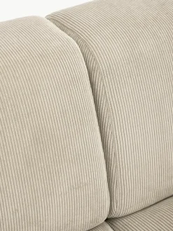 Corduroy hoekbank Melva (3-zits)^Westwing Collection Outlet