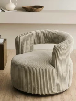Corduroy loungefauteuil Jona^Ellos Home Outlet