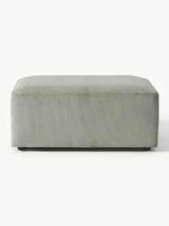 Corduroy poef Melva B 99 x D 72 cm^Westwing Collection Online