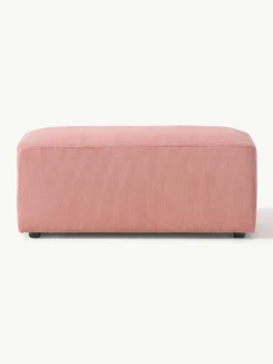 Corduroy poef Melva, B 99 x D 42 cm^Westwing Collection Outlet