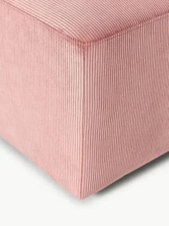 Corduroy poef Melva, B 99 x D 42 cm^Westwing Collection Outlet
