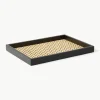 Decoratief dienblad Carina met Weens vlechtwerk^Westwing Collection Fashion
