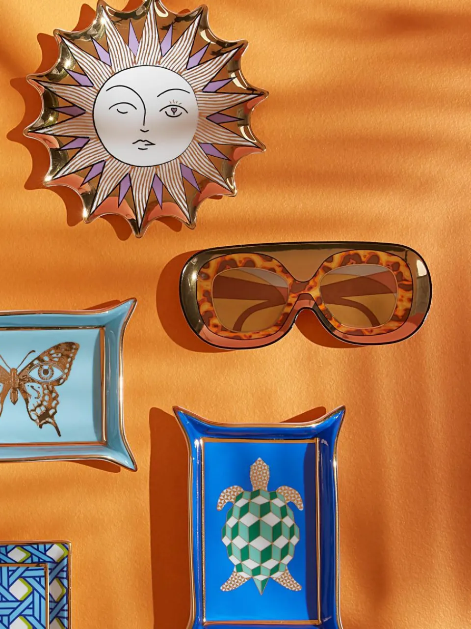 Decoratief dienblad Shades van porselein^Jonathan Adler Clearance