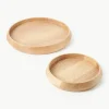 Decoratieve dienbladen Copenhagen van essenhout, set van 2^Westwing Collection Online
