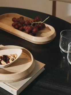 Decoratieve dienbladen Copenhagen van essenhout, set van 2^Westwing Collection Online