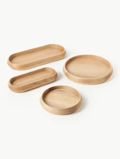 Decoratieve dienbladen Copenhagen van essenhout, set van 2^Westwing Collection Online