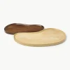 Decoratieve dienbladen Oda van mangohout, set van 2^Westwing Collection Online