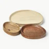 Decoratieve dienbladen Oda van mangohout, set van 3^Westwing Collection Clearance