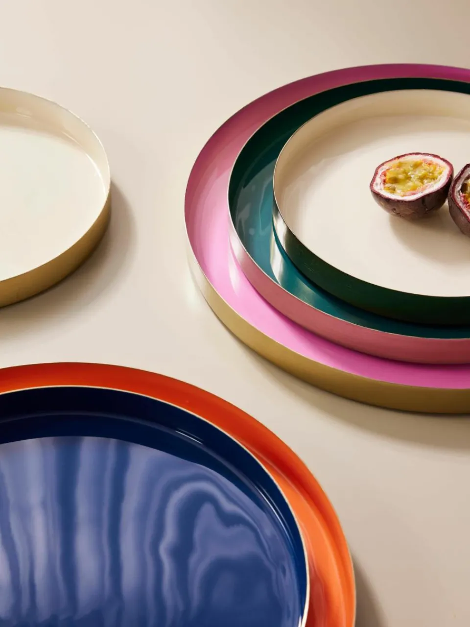 Decoratieve dienbladen Tavi, set van 3^Westwing Collection Clearance