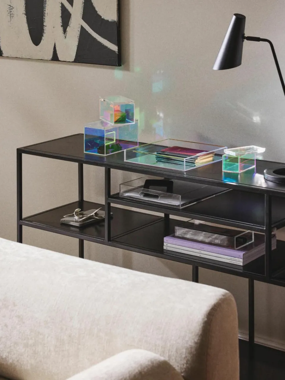 Decoratieve dienbladen Yuki, set van 2^Westwing Collection Best