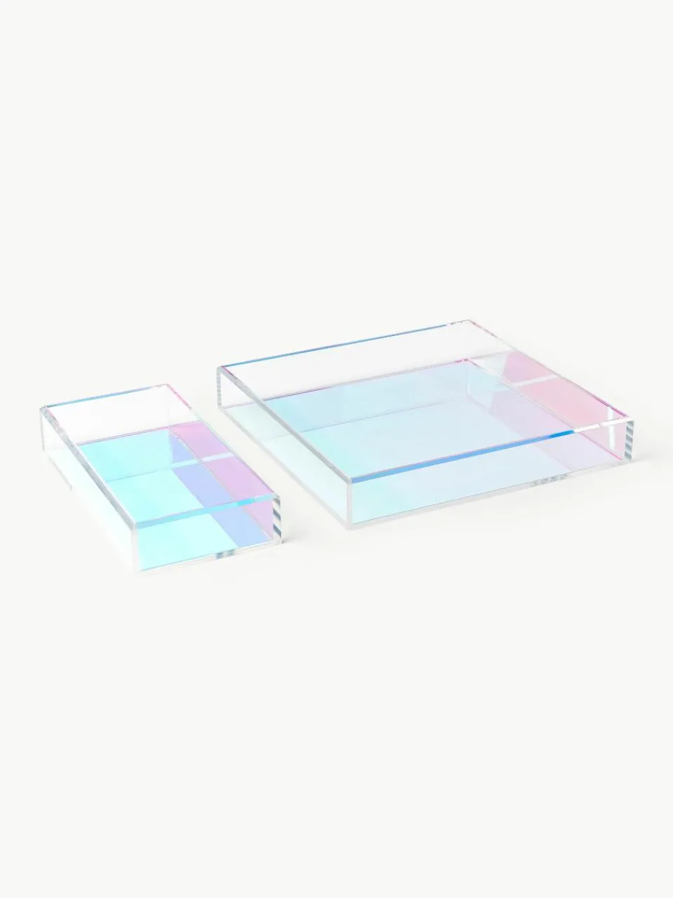 Decoratieve dienbladen Yuki, set van 2^Westwing Collection Best