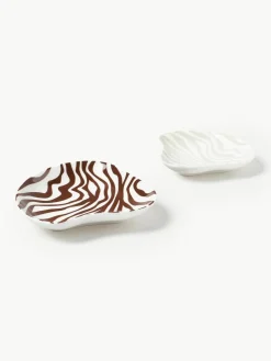 Decoratieve dienbladen Zella van porselein, set van 2^Westwing Collection Sale