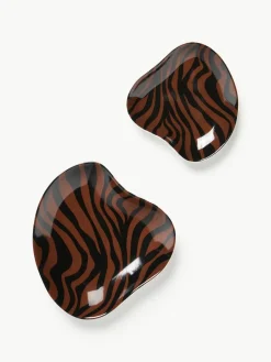 Decoratieve dienbladen Zella van porselein, set van 2^Westwing Collection Fashion