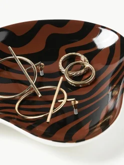 Decoratieve dienbladen Zella van porselein, set van 2^Westwing Collection Fashion