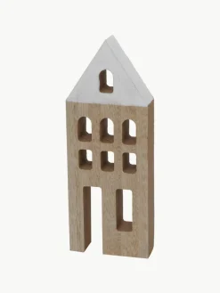 Decoratieve huisjes Towny van hout, 6 stuks^Westwing New
