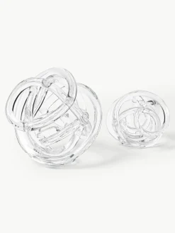 Decoratieve knoopobjecten Nola van glas, set van 2^Westwing Collection Online