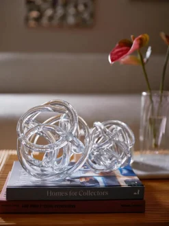Decoratieve knoopobjecten Nola van glas, set van 2^Westwing Collection Online