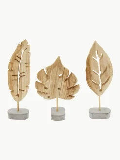 Decoratieve objecten blad, set van 3^Westwing Clearance