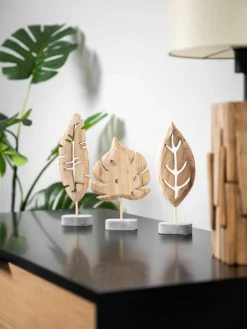 Decoratieve objecten blad, set van 3^Westwing Clearance