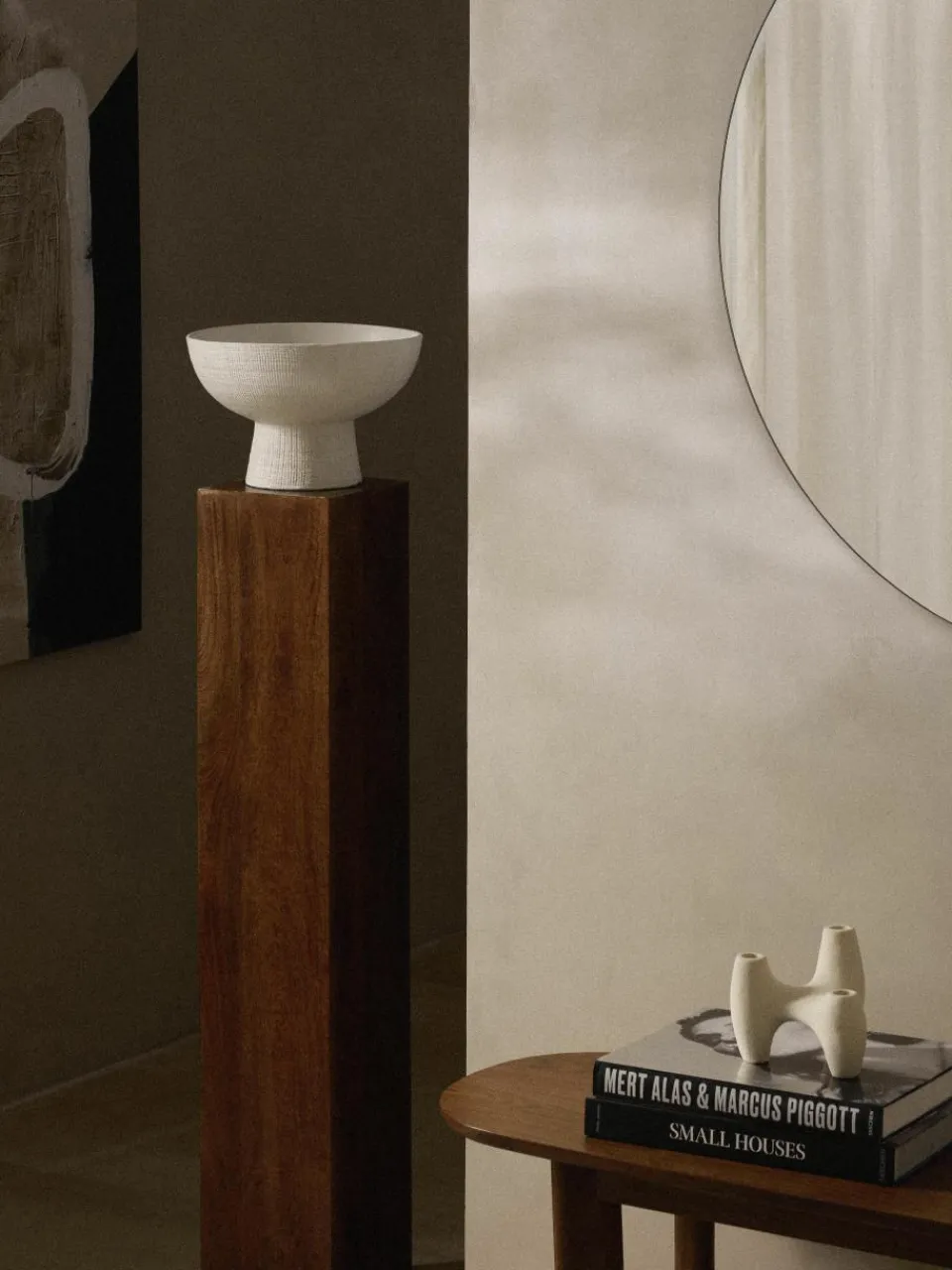 Decoratieve schaal Benedita, H 20 cm^Westwing Collection New