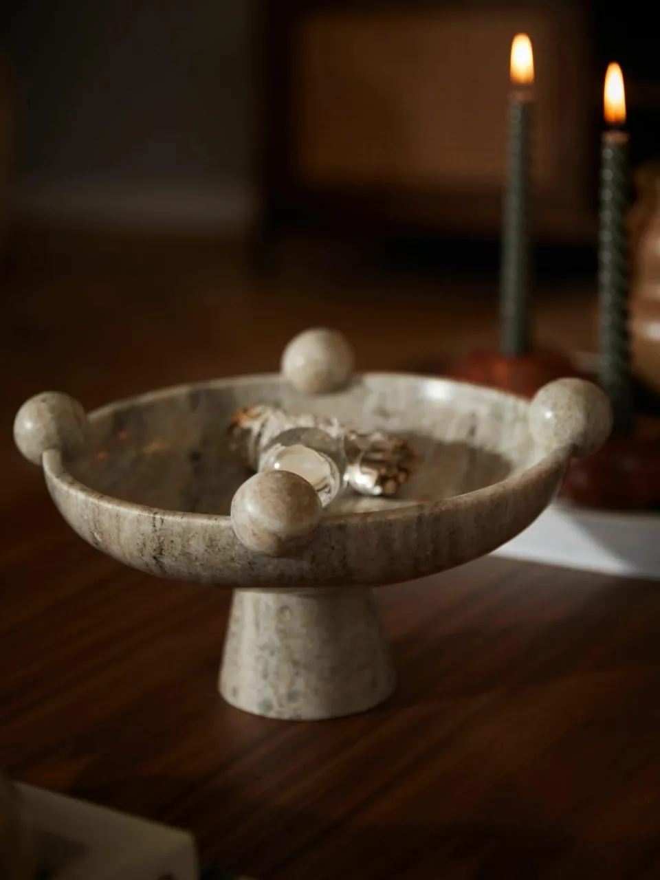 Decoratieve schaal Bonnie van marmer^Westwing Collection Best