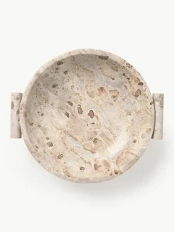 Decoratieve schaal Fossil van marmer, H 10 cm^Westwing Collection Online