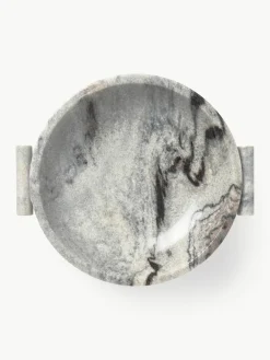 Decoratieve schaal Fossil van marmer, H 10 cm^Westwing Collection Sale