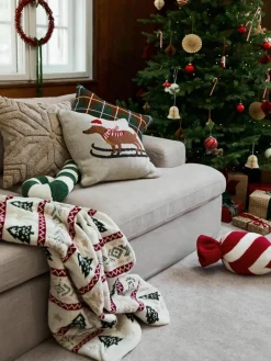 Deken Nalani met winterpatroon^Westwing Collection Clearance