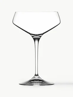Delicate kristallen champagne schalen Aria, set van 6^RCR Best