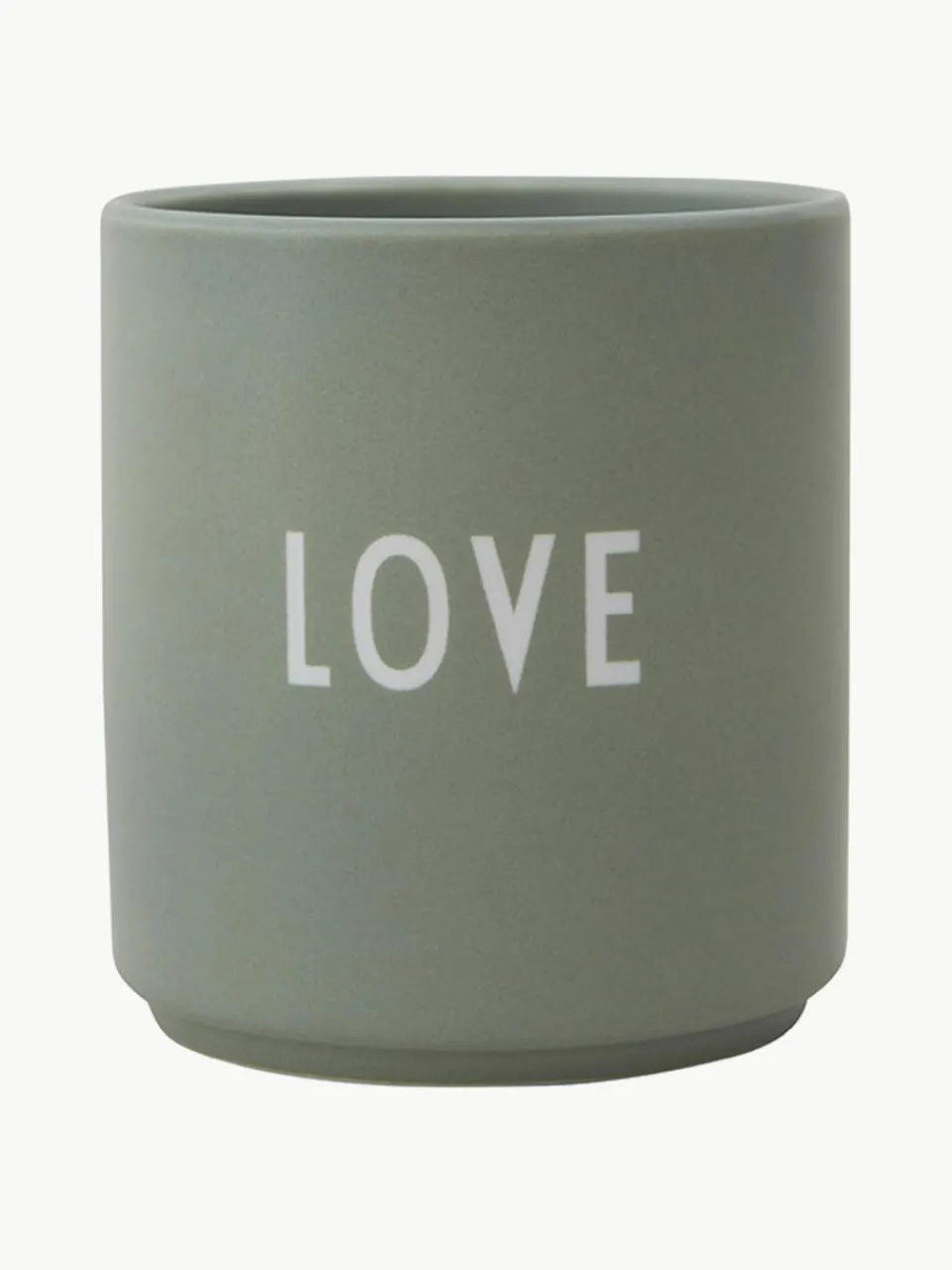 Design beker Favourite DAD/LOVE met opschrift op de voor- en achterzijde^DESIGN LETTERS Outlet