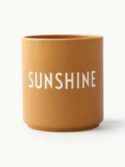 Design beker Favourite SUNSHINE met opschrift^DESIGN LETTERS Online