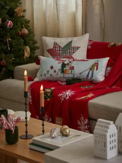 Design katoenen kussenhoes Sled van Kera Till^Westwing Collection New