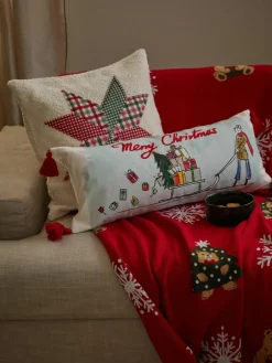 Design katoenen kussenhoes Sled van Kera Till^Westwing Collection New
