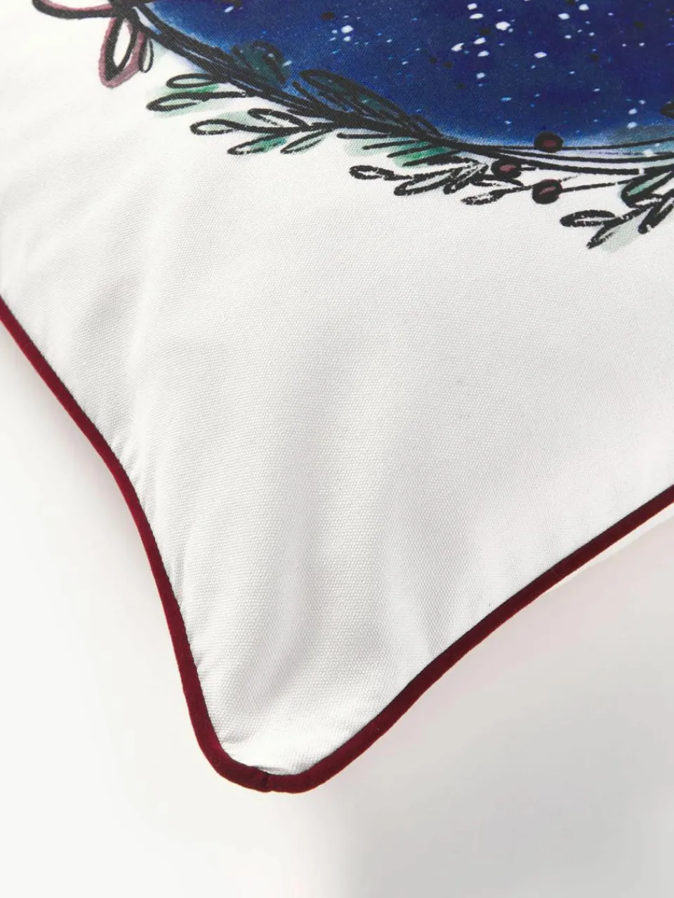 Design katoenen kussenhoes Snow van Kera Till^Westwing Collection Hot