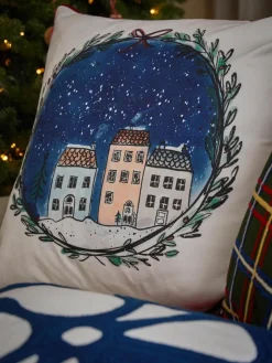 Design katoenen kussenhoes Snow van Kera Till^Westwing Collection Hot