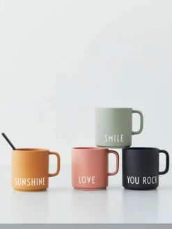 Design koffiemok Favourite YOU ROCK met opschrift^DESIGN LETTERS Fashion