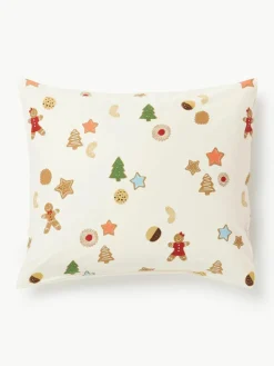 Design kussensloop van perkalkatoen Cookies van Kera Till^Westwing Collection Discount