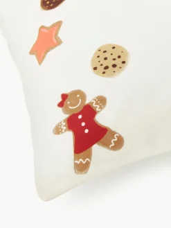 Design kussensloop van perkalkatoen Cookies van Kera Till^Westwing Collection Discount
