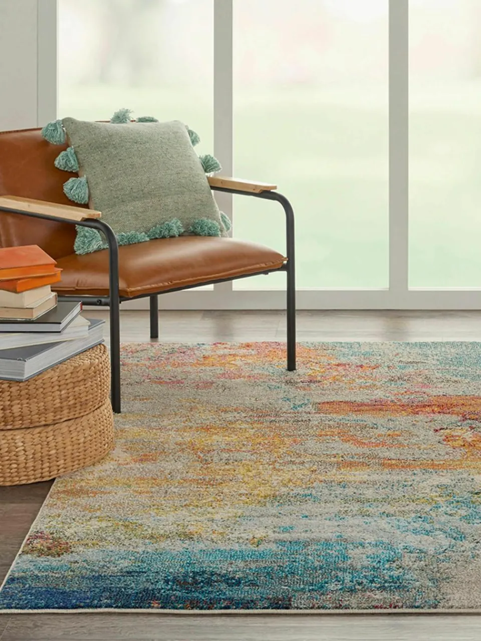 Design laagpolig vloerkleed Celestial^Westwing Clearance