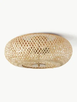 Design plafondlamp Evelyn van bamboehout, naturel^Westwing Collection Best