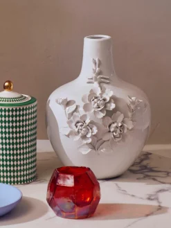 Design porseleinen vaas Rose, H 37 cm^Pols Potten Online