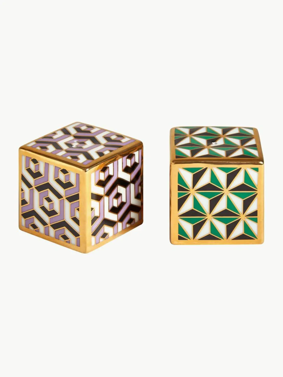 Design zout- en peperstrooier Versailles, vergulden, 2-delig^Jonathan Adler Best