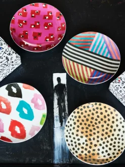 Designer ontbijtborden Carol van porselein, set van 4^Westwing Hot
