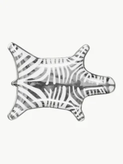 Designer sierschaal Zebra gemaakt van porselein^Jonathan Adler Clearance