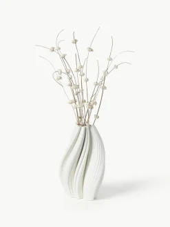 3D-geprinte vaas Melody van porselein, H 29 cm^Westwing Collection Best