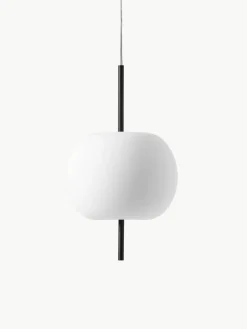 Dimbare hanglamp Kushi, mondgeblazen^kdln New