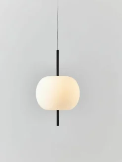 Dimbare hanglamp Kushi, mondgeblazen^kdln New