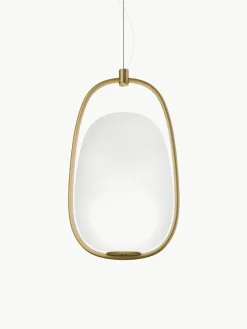 Dimbare hanglamp Lanna, mondgeblazen^kdln Online